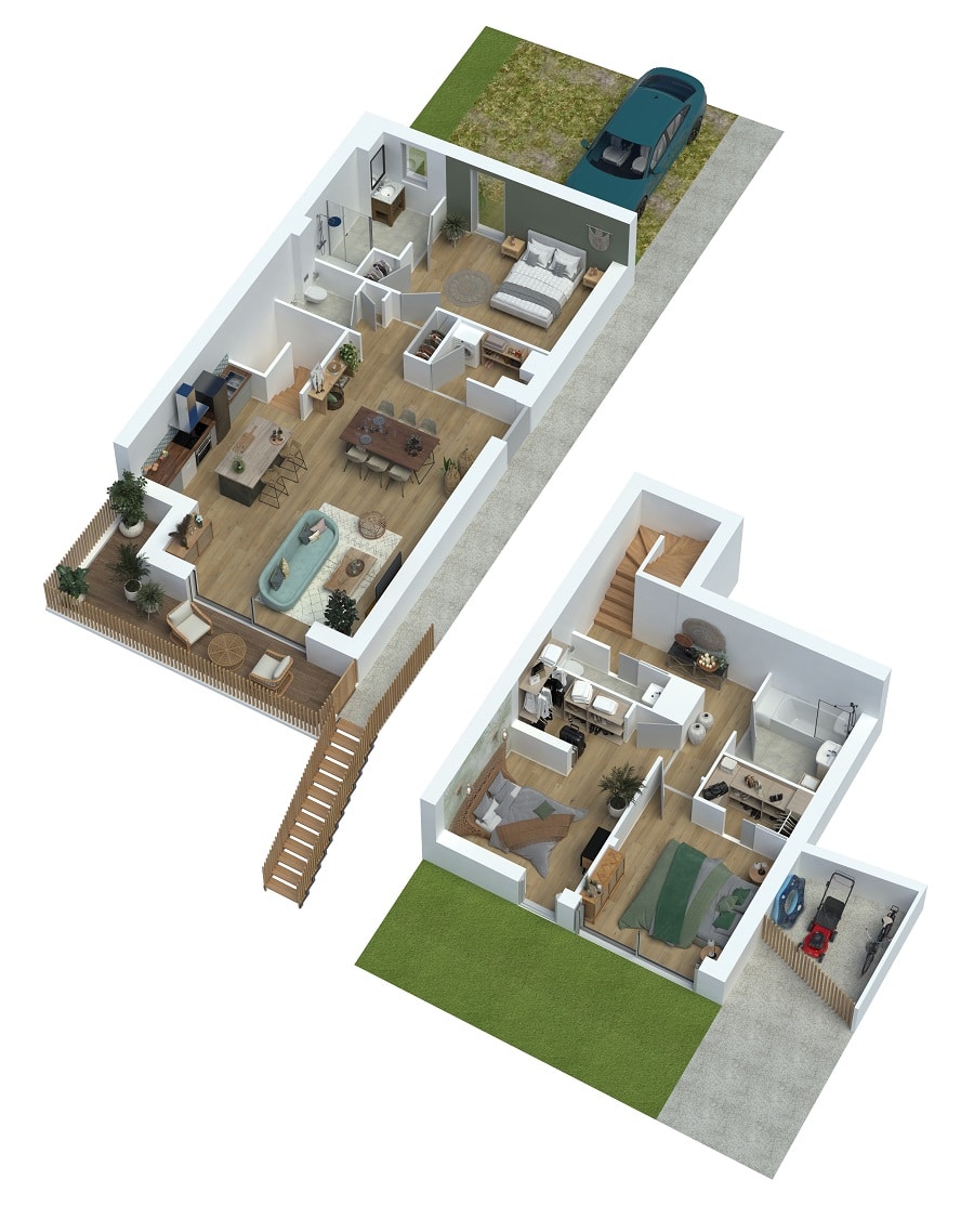 maisons plan