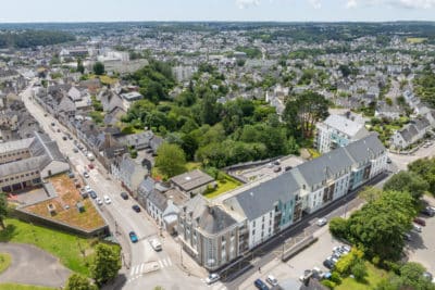 Vue drone de la résidence